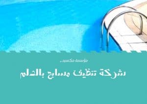 شركة تنظيف مسابح بالدلم